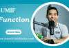 របៀបប្រើប្រាស់ SUMIF Function